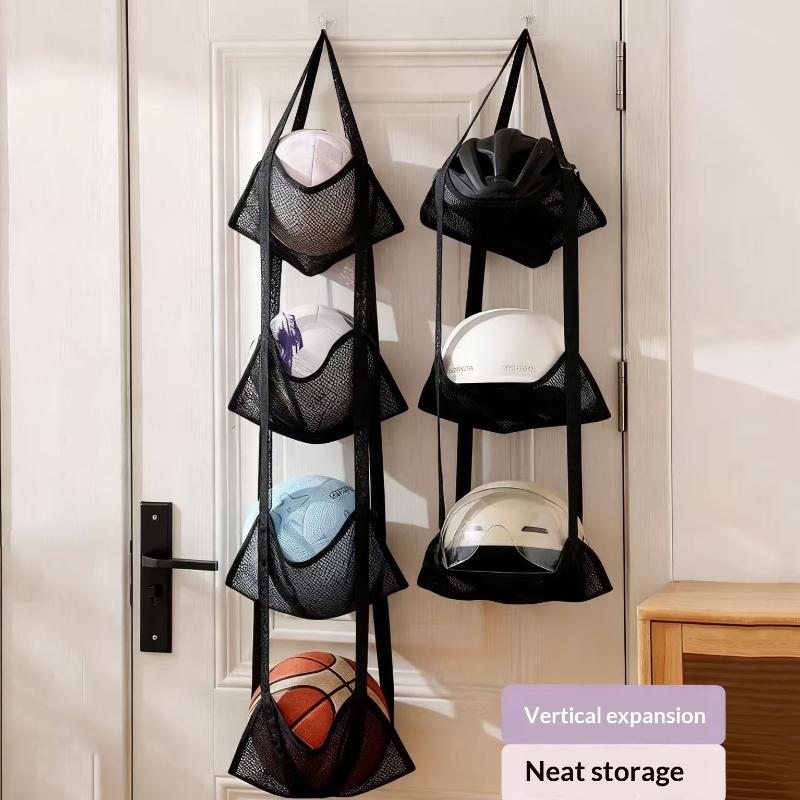 ถุงเก็บลูกบอลแบบแขวนผนัง ตาข่า - Sports Equipment Garage Organizer บทวิจารณ์และราคา