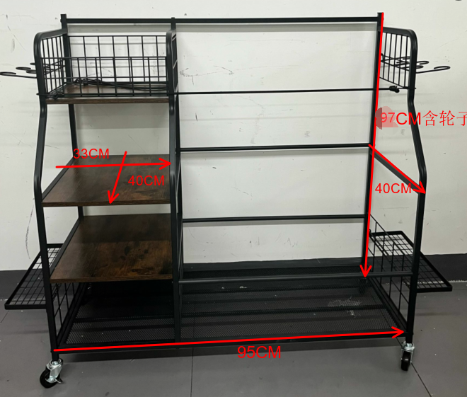 ชั้นวางอุปกรณ์กอล์ฟแบบเคลื่อนย - Sports Equipment Garage Organizer บทวิจารณ์และราคา