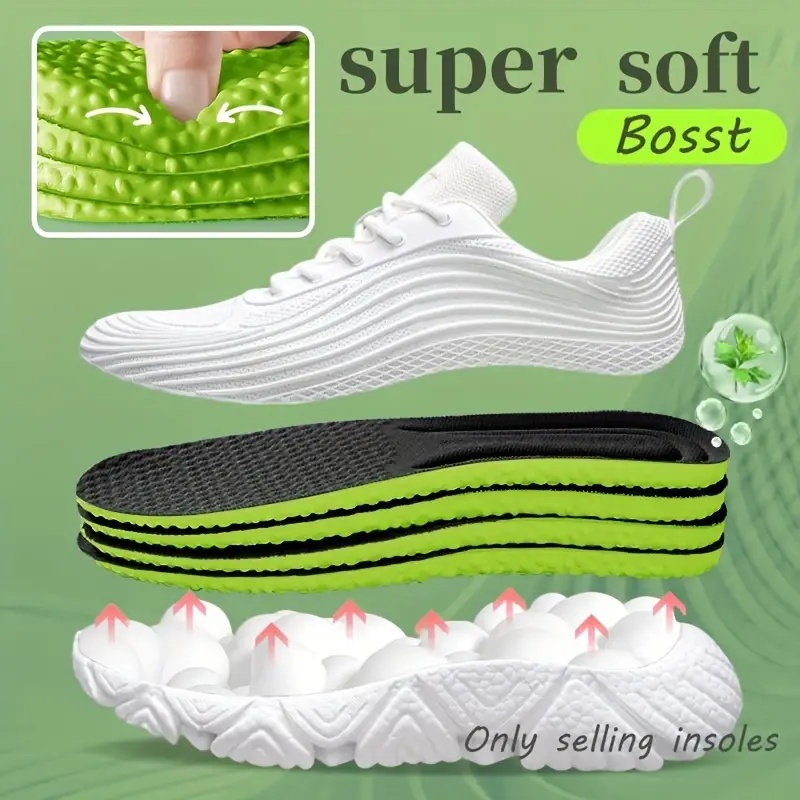 แผ่นรองรองเท้ากีฬาวิ่ง 2 คู่ ส - Sports Equipment For Running บทวิจารณ์และราคา